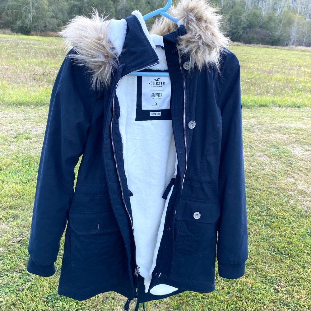 Hollister Thick Winter Coat Jacket Heritage Collection
